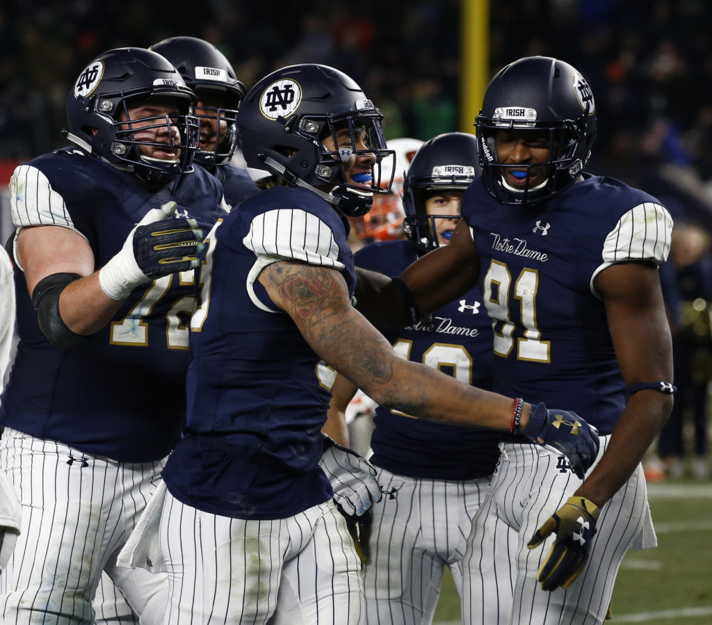 2018 Shamrock Series uniforms(Photo by Jeff Zelevansky/Getty Images)