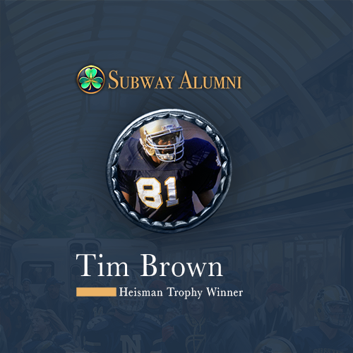 Tim Brown (#81): Heisman Trophy Winner